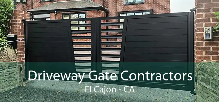 Driveway Gate Contractors El Cajon - CA