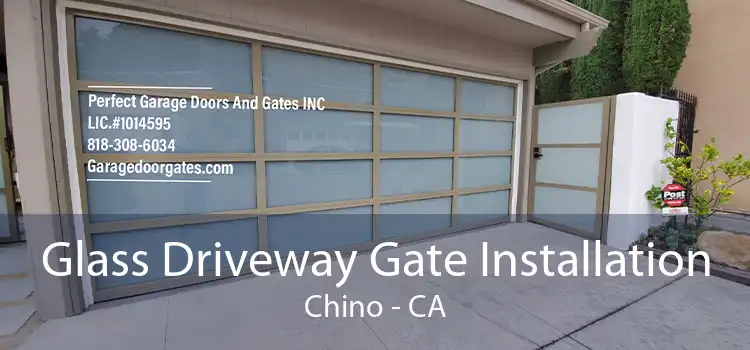 Glass Driveway Gate Installation Chino - CA