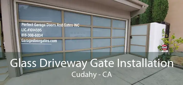 Glass Driveway Gate Installation Cudahy - CA