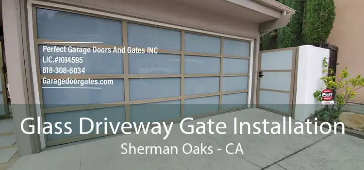 Glass Driveway Gate Installation Sherman Oaks - CA