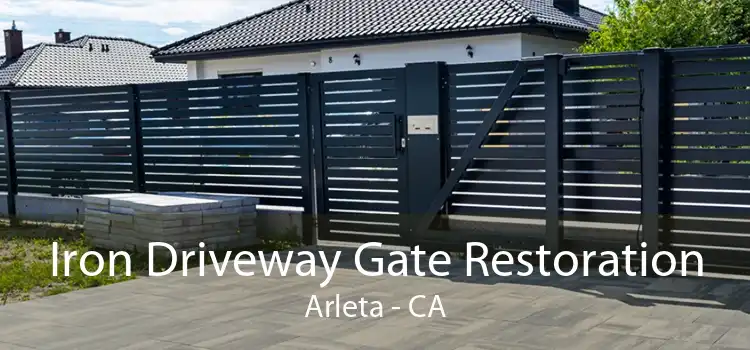 Iron Driveway Gate Restoration Arleta - CA