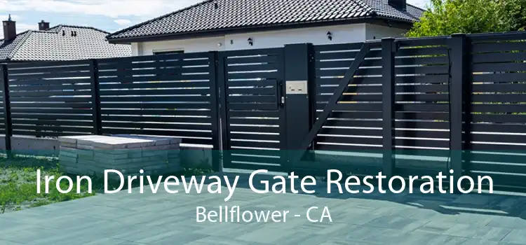 Iron Driveway Gate Restoration Bellflower - CA