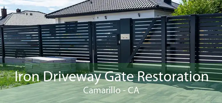 Iron Driveway Gate Restoration Camarillo - CA