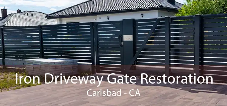 Iron Driveway Gate Restoration Carlsbad - CA