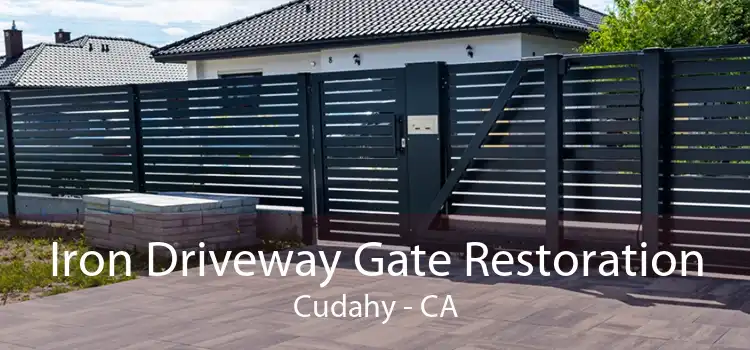 Iron Driveway Gate Restoration Cudahy - CA