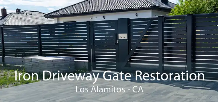 Iron Driveway Gate Restoration Los Alamitos - CA