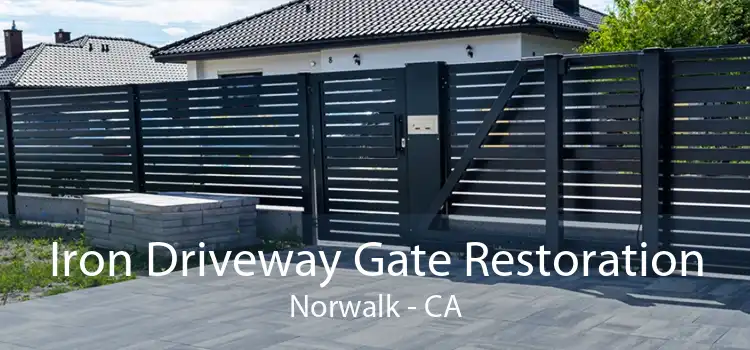 Iron Driveway Gate Restoration Norwalk - CA