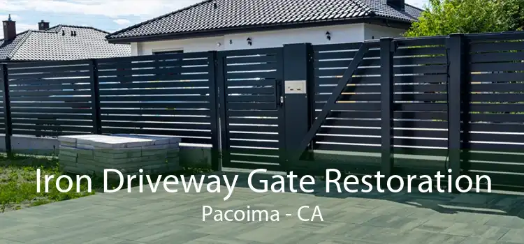 Iron Driveway Gate Restoration Pacoima - CA